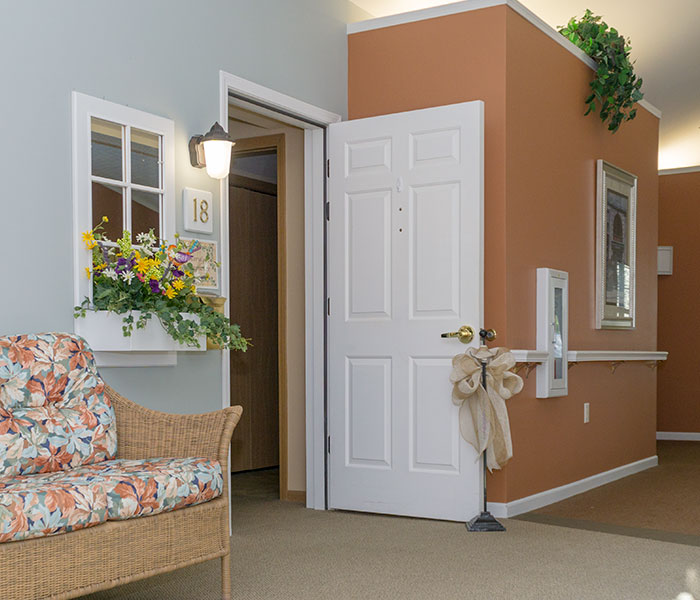 Arbor Village assisted living doorway